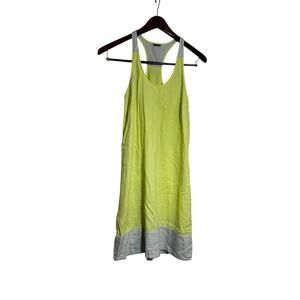 PATAGONIA yellow colorblock Seahurst Racerback athletic dress Size 8 Athletic